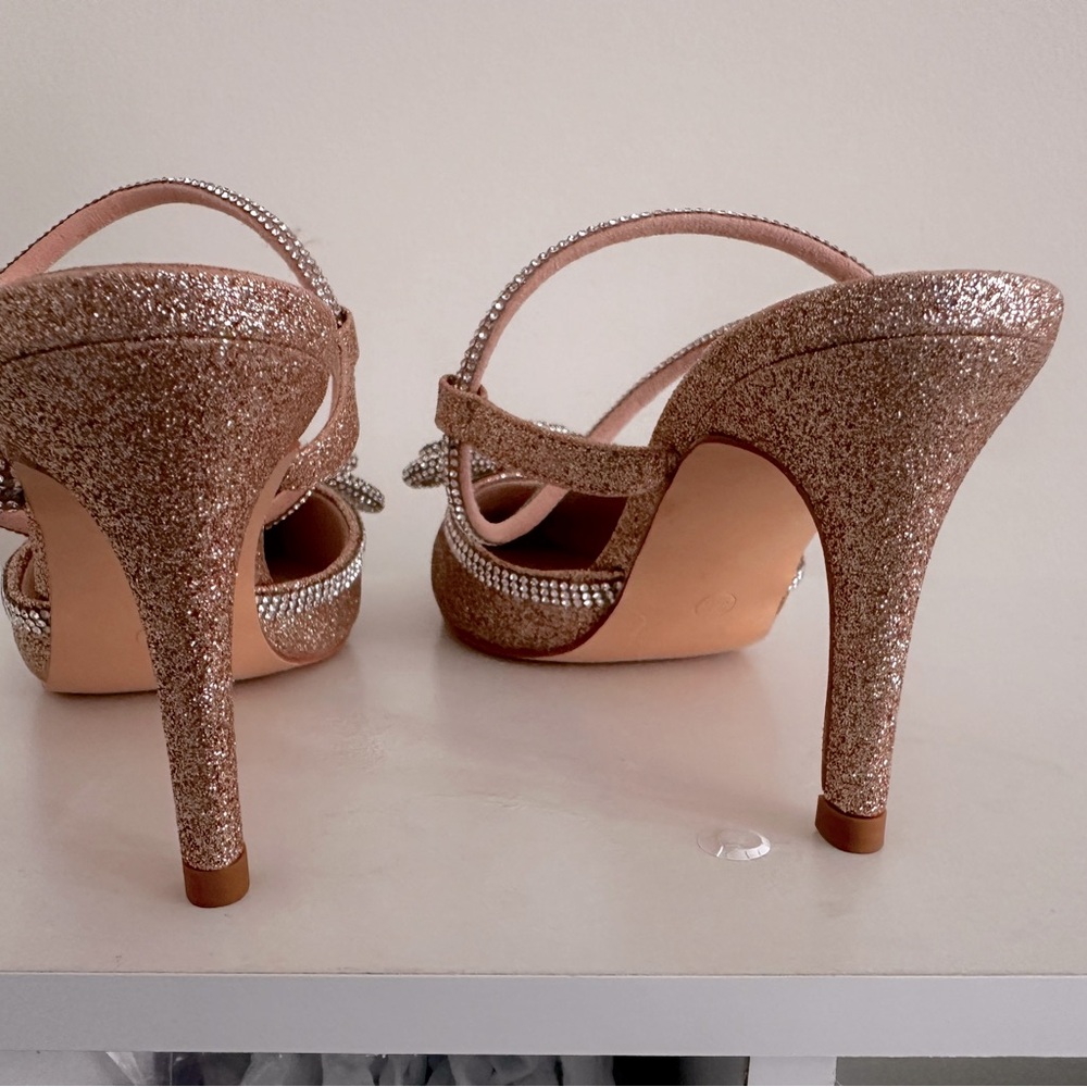 Gold and Rhinestone Shoes - Picture 6 of 7